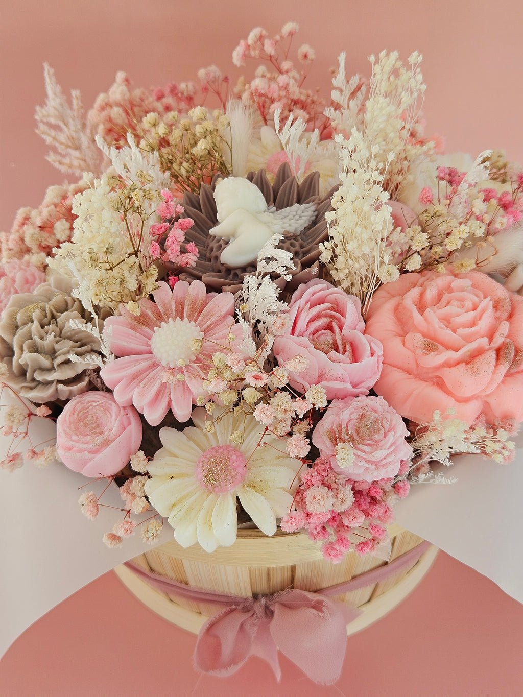 Corbeille XXL Fleurs éternelles