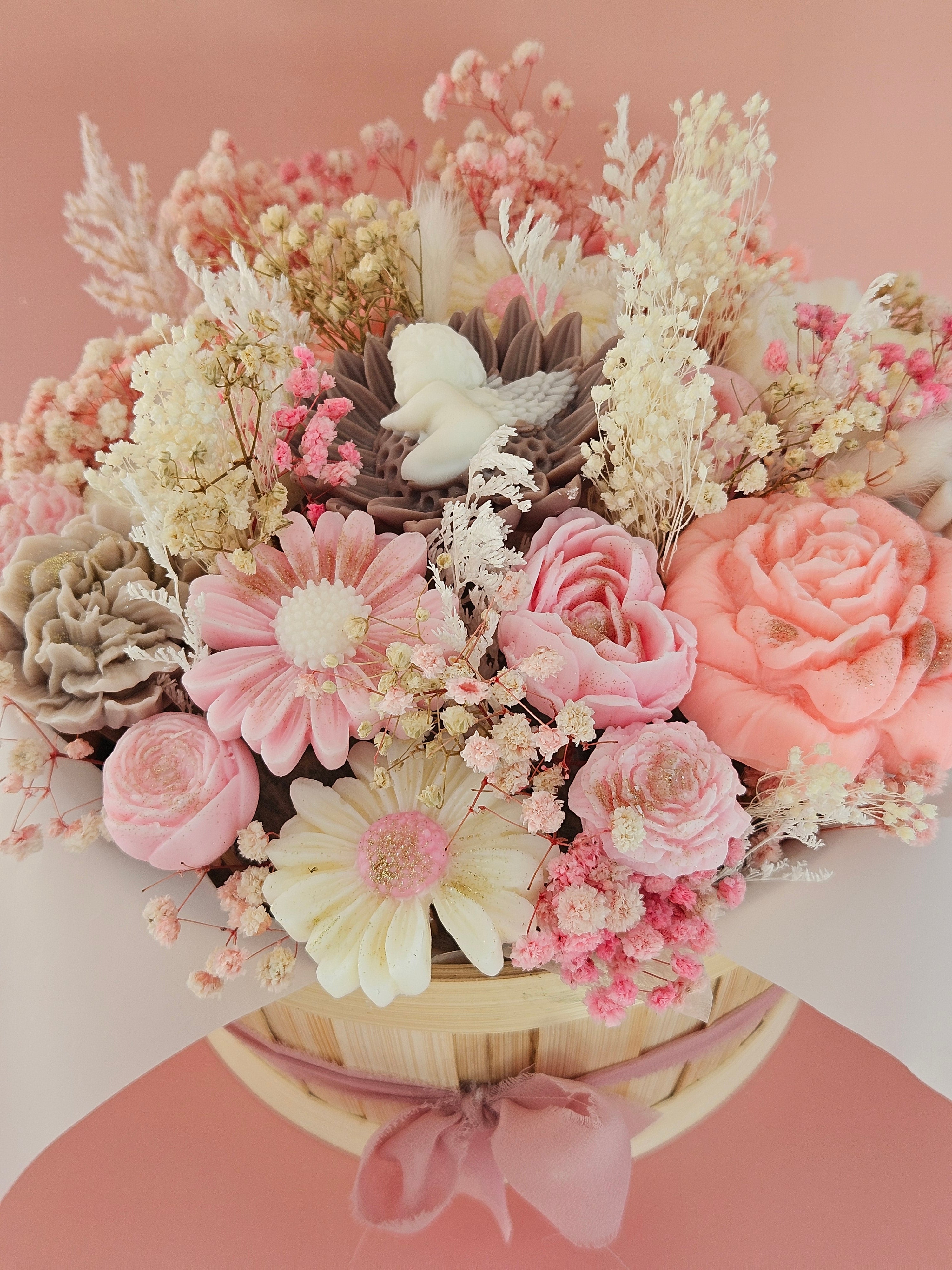 Corbeille XXL Fleurs éternelles