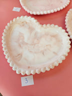 Plateau marbré cœur !