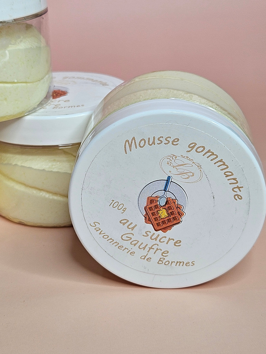 Chantilly douche gommante au sucre gaufre