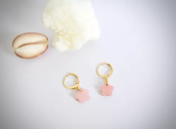 Boucles d'oreilles enfants " Les pensives"