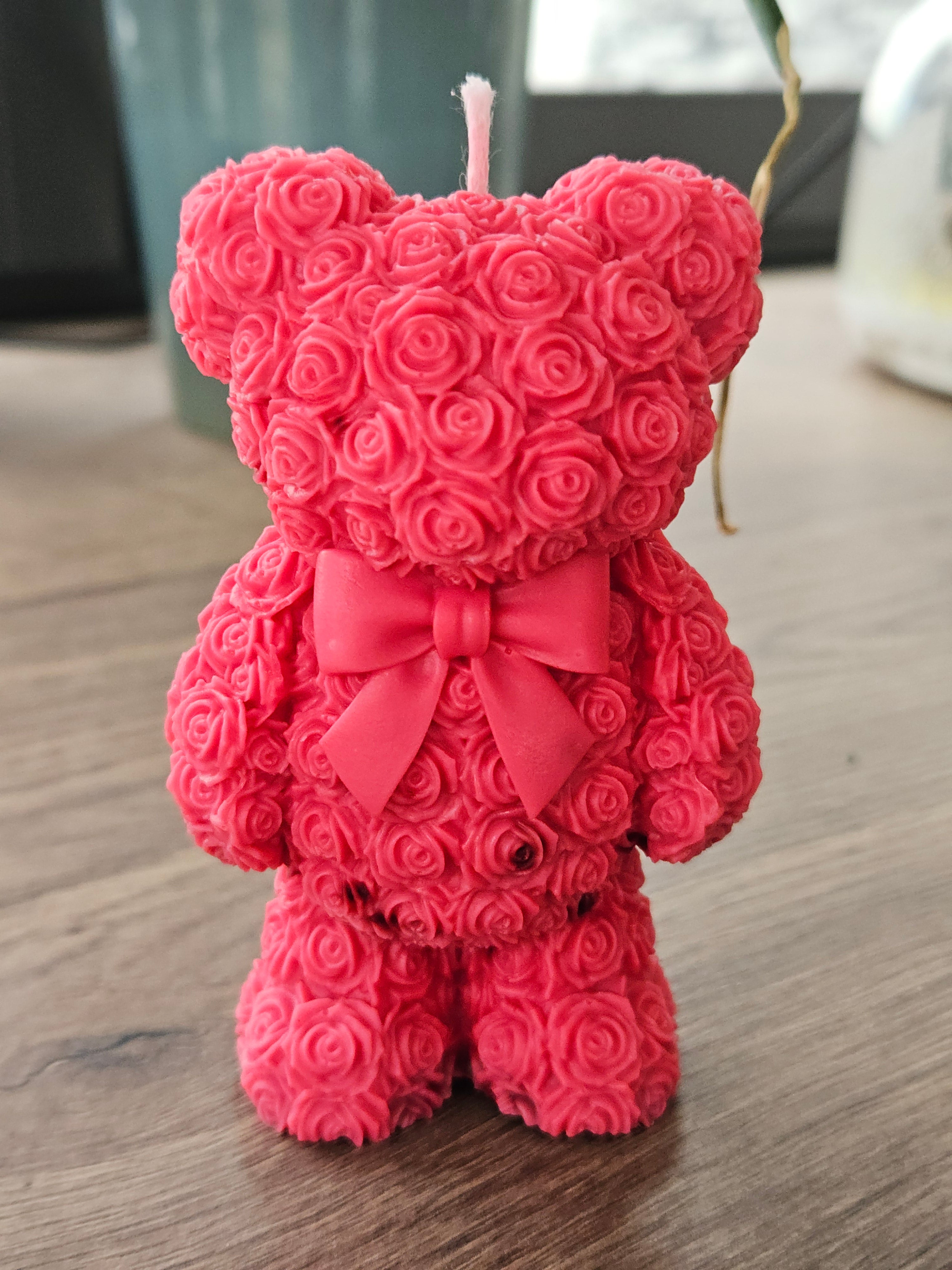 Ourson fleuri