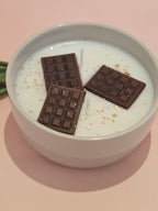 Bougie chocolat noisette !