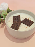 Bougie chocolat noisette !